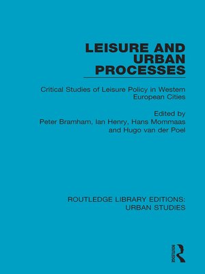 cover image of Leisure and Urban Processes